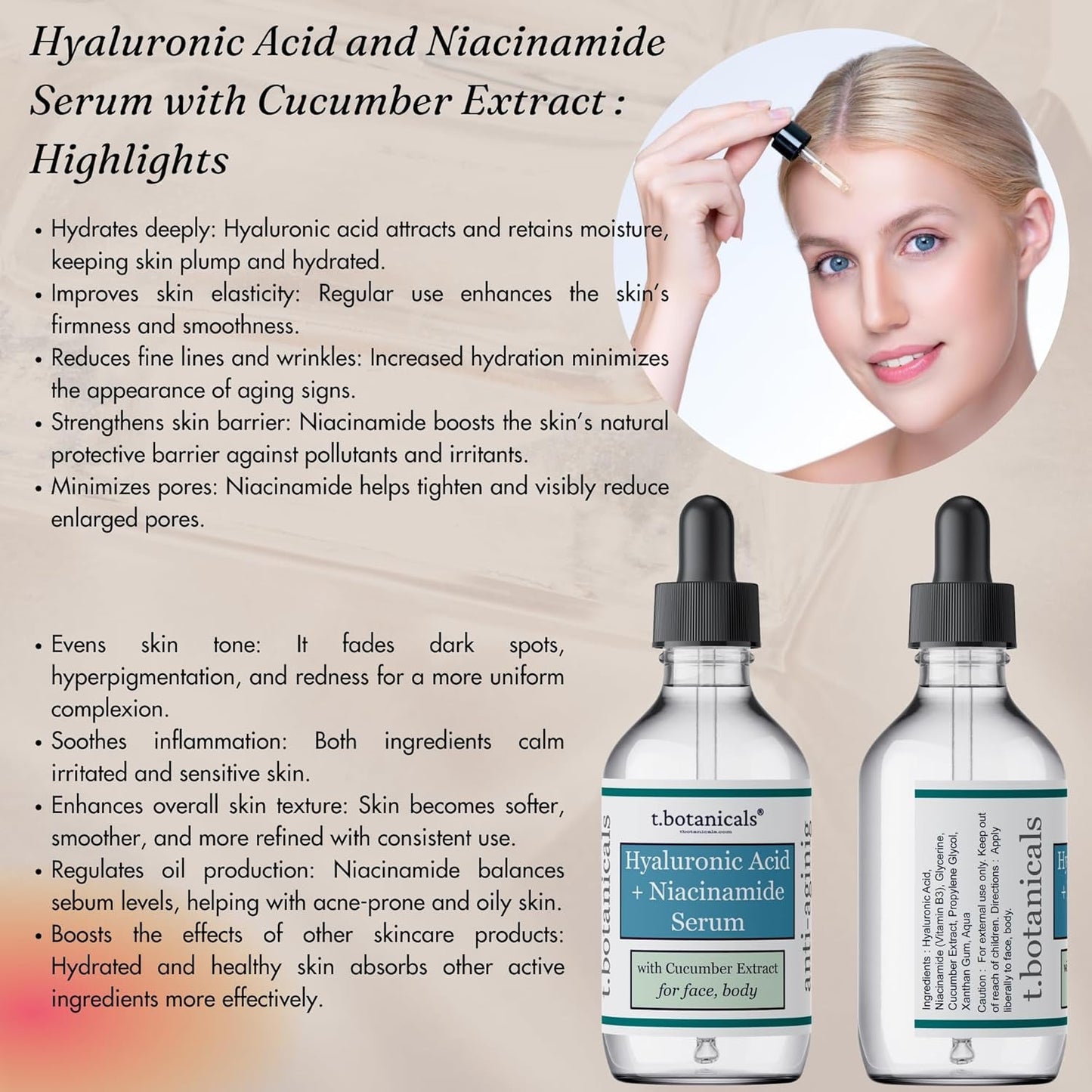 Hyaluronic Acid & Niacinamide Hydrating Serum