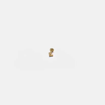 Luxe Line Mini Zircon Stud – A Spark of Modern Minimalism