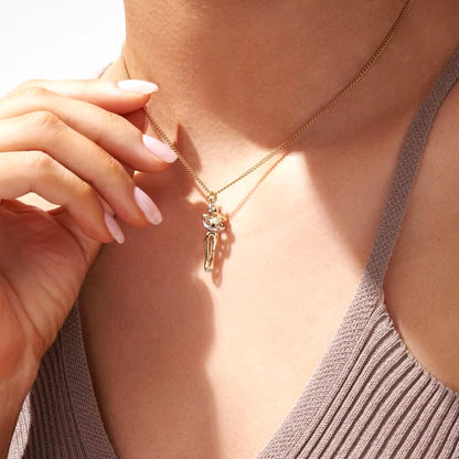 Embrace Forever – Adjustable Hugging Couple Pendant Necklace for Lovers